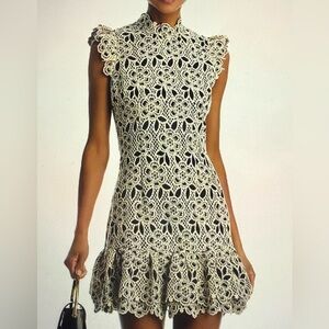 Elegant Cream Lace Dress